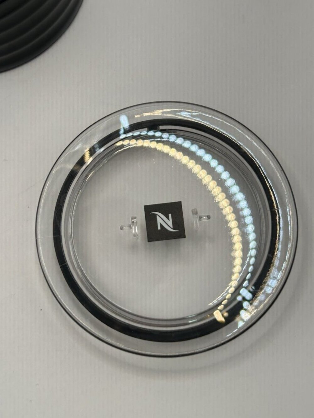 NESPRESSO Aeroccino 3 Milk Frother Model 3694 Black w/ Base Whisk and Lid - Picture 10 of 16